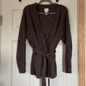 H&M tie cardigan